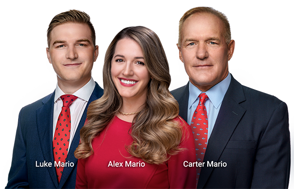Luke, Alex, and Carter Mario, a law firm specializing in personal injury and car accident legal representation